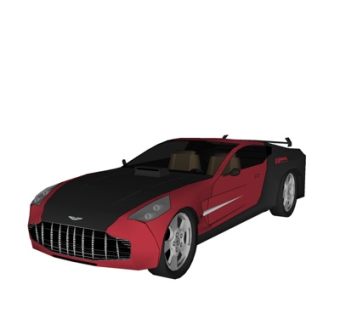 现代宾利跑车su模型