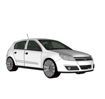 现代小汽车su模型