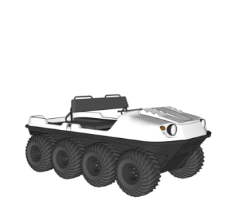 现代全地形越野车su模型