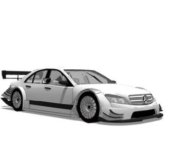 现代奔驰跑车su模型