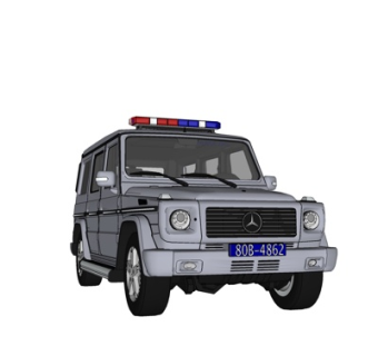 现代奔驰汽车su模型