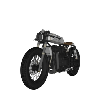 现代摩托车su模型