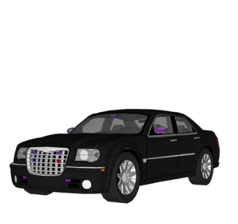 现代小汽车su模型