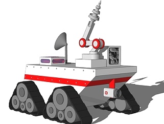 现代月球探测车su模型