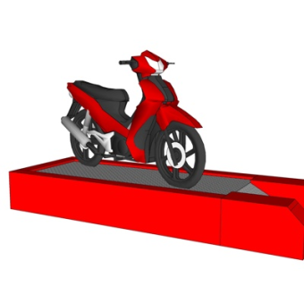 现代摩托车su模型