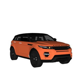 现代路虎汽车su模型