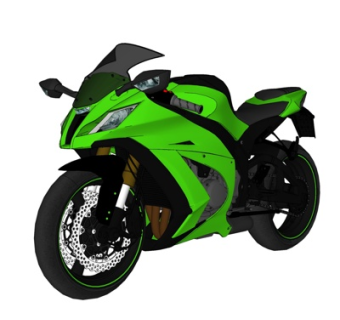 现代摩托车su模型