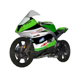 现代摩托车su模型