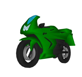 现代摩托车su模型