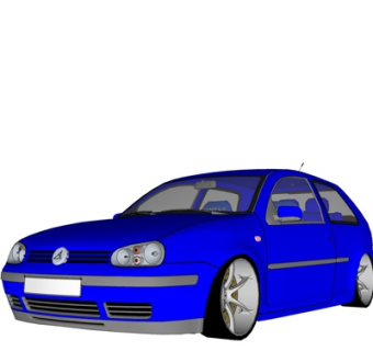 现代小汽车su模型