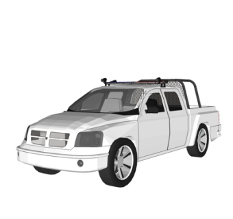 现代运输车su模型