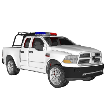 现代运输车su模型