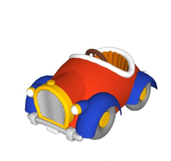 现代小汽车su模型