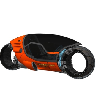 现代摩托车su模型