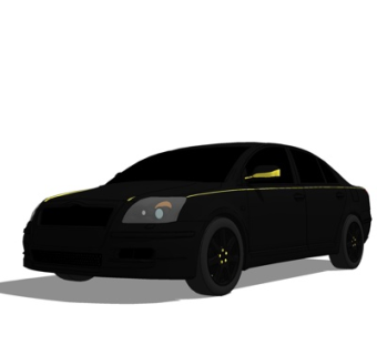 现代小跑车su模型