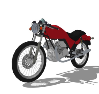 现代摩托车su模型