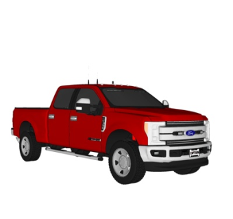 现代运输车su模型