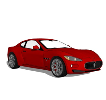 现代玛莎拉蒂跑车su模型