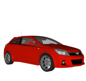 现代小汽车su模型