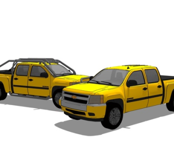 现代运输车su模型