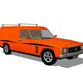 现代皮卡车su模型