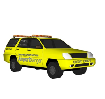 现代越野车su模型