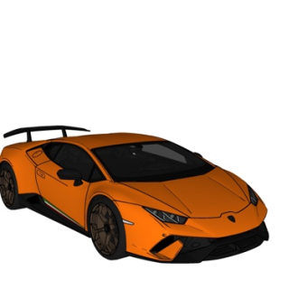 现代保时捷跑车su模型