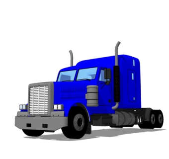 现代运输车su模型