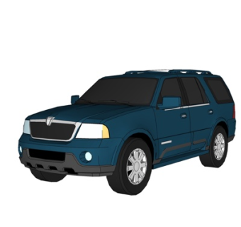 现代汽车su模型