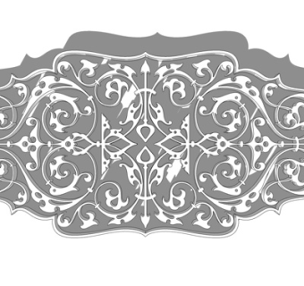 欧式雕花su模型