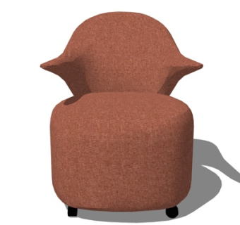 现代休闲沙发su模型