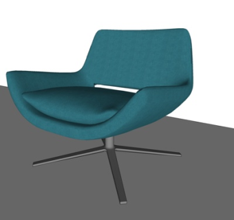 现代休闲椅su模型