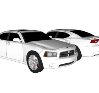 现代汽车su模型