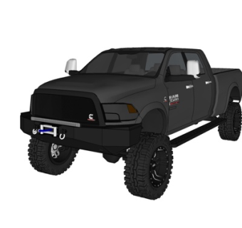 现代汽车su模型