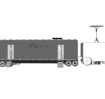 现代卡车su模型