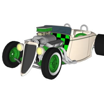 现代汽车su模型