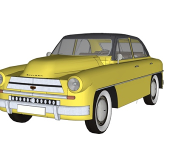 现代汽车su模型