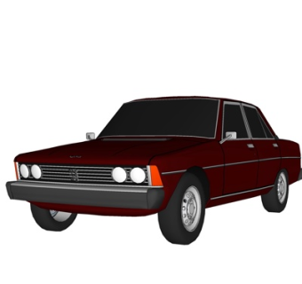 现代汽车su模型