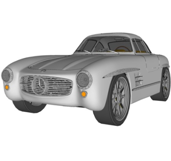 现代汽车su模型