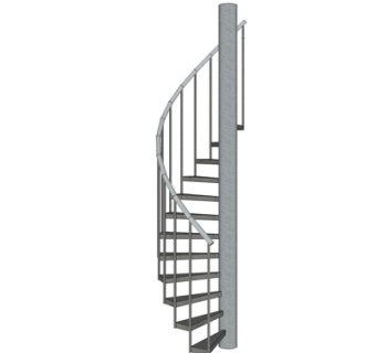 现代楼梯su模型