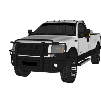 现代汽车su模型