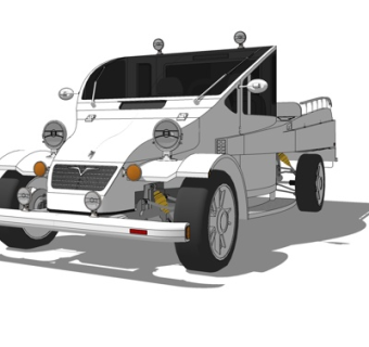 现代汽车su模型