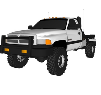 现代汽车su模型