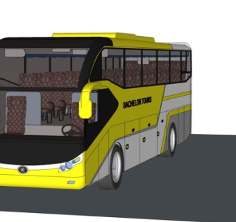 现代巴士su模型