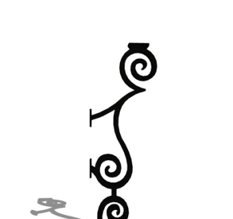 欧式铁艺雕花su模型