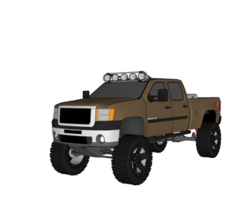 现代汽车su模型