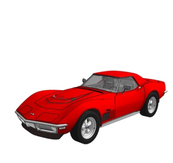 现代汽车su模型