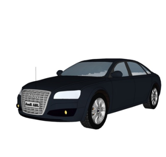 现代汽车su模型