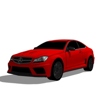 现代汽车su模型