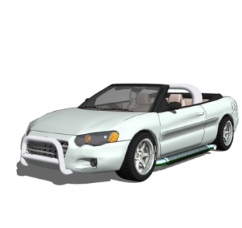 现代汽车su模型